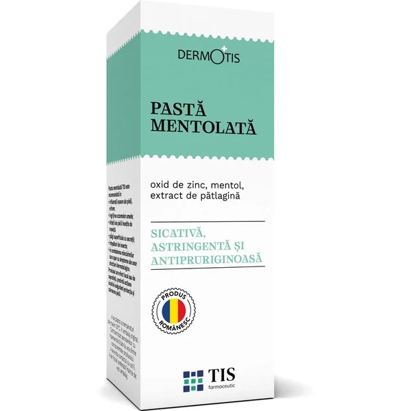 Pasta mentolata Dermotis, 50 ml, Tis Farmaceutic
