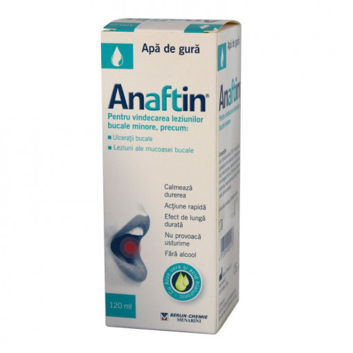 Anaftin 3% apa de gura x 120 ml (Berlin Chemie)