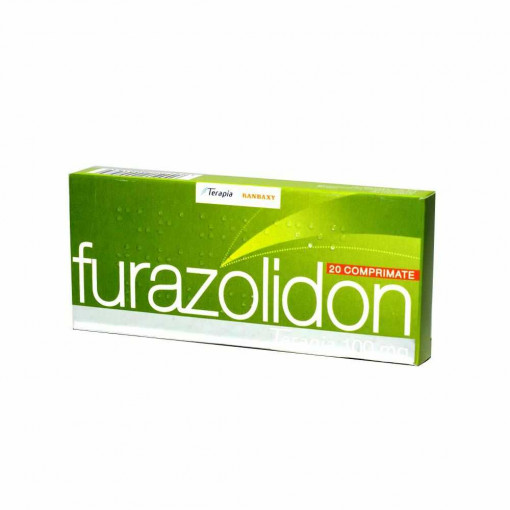 Furazolidon 100 mg x 20 comprimate (Terapia)