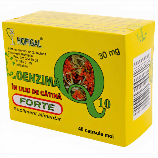 CoenzQ10 30mg+ul catinaF 40cps(Hofigal)