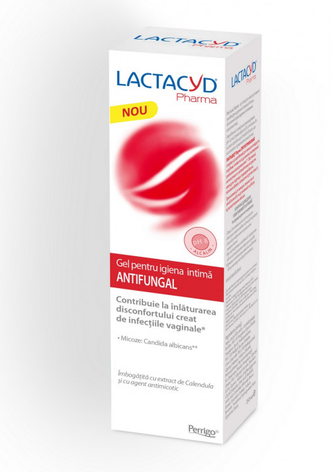 Lactacyd gel igiena intima antifungic x 250 ml (Omega Pharma)