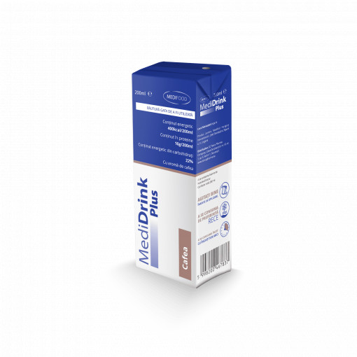 MediDrink Plus cafea x 200 ml (Medifood)