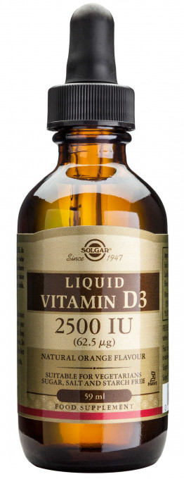 Vitamin D3 2500 UI x 59 ml (Solgar)