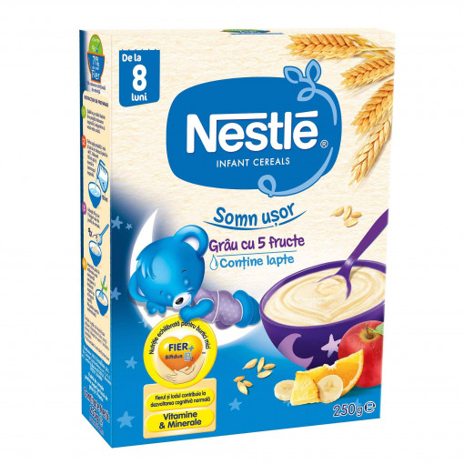 Cereale Somn Usor grau 5 fructe x 250 g (Nestle)