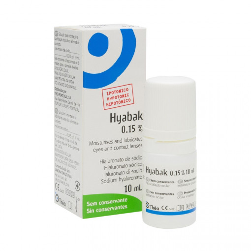 Hyabak 0,15% sol lentile contact x 10 ml (Thea)