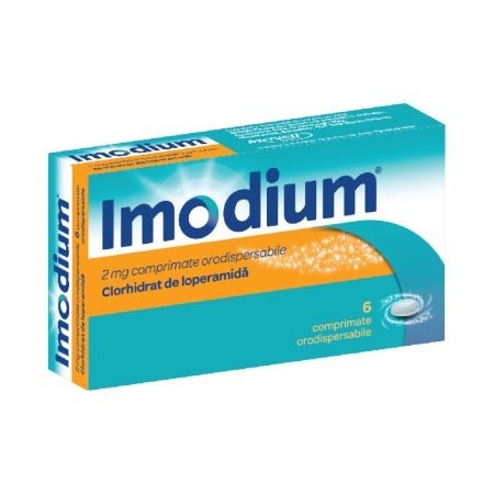 Imodium, 2 mg, 6 comprimate orodispersabile, Kenvue