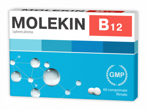 Molekin B12 x 60 comprimate filmate (Zdrovit)