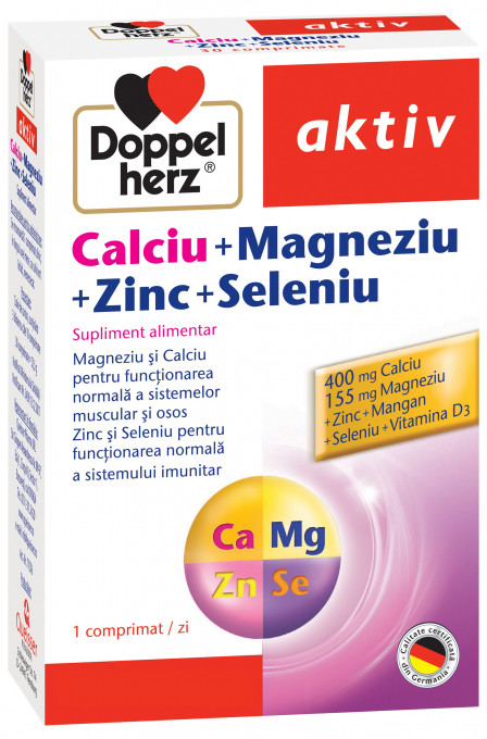 Aktiv Ca, Mg, Zn, Se x 30 tablete (Doppelherz)