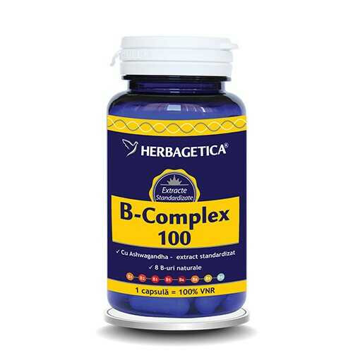 B-Complex 100 mg x 60 capsule (Herbagetica)