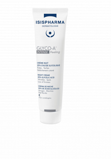 Crema de noapte cu acid glicolic 25% Glyco-A Intense Peeling, 30 ml, Isis
