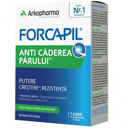 Forcapil anti caderea parului x 30 comprimate (Arkopharma)