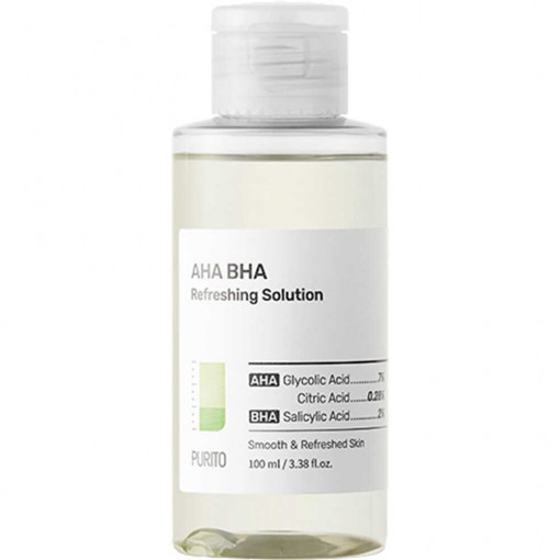 AHA BHA Refreshing Solution Toner de fata Exfoliant x 100 ml (Purito)