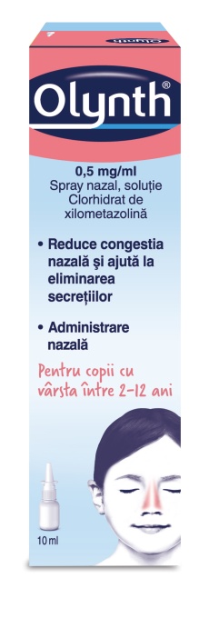 Olynth spray nazal pentru copii, 0.5 mg, 10 ml, Kenvue