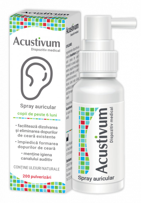 Acustivum spray auricular 20 ml (Zdrovit)