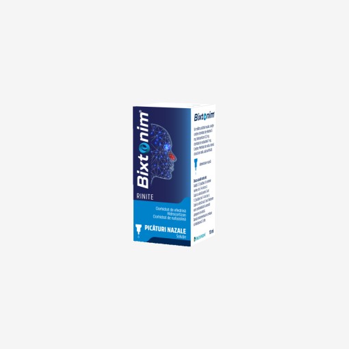 Bixtonim solutie nazala picaturi ADULTI x 10 ml (Biofarm)