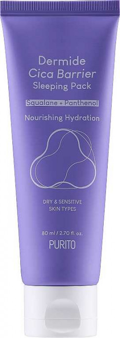 Dermide Cica Barrier Crema de fata pentru noapte Unisex x 80 ml (Purito)