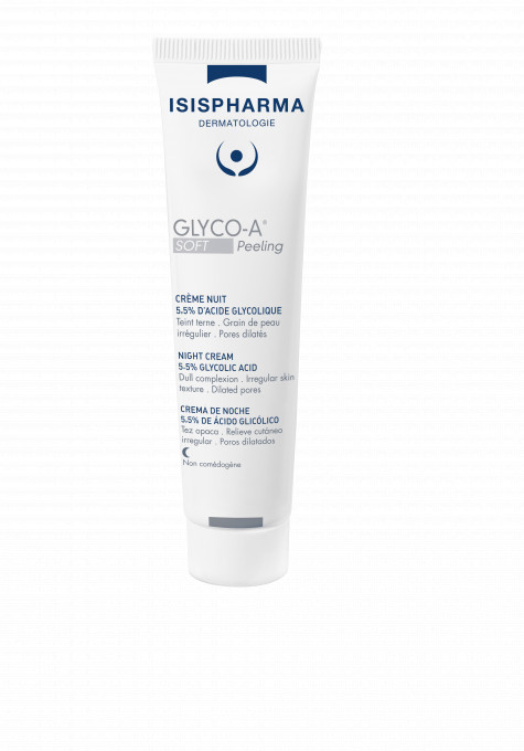 Glyco-A soft peeling crema de noapte cu 5.5% acid glicolic x 30 ml (Isis)
