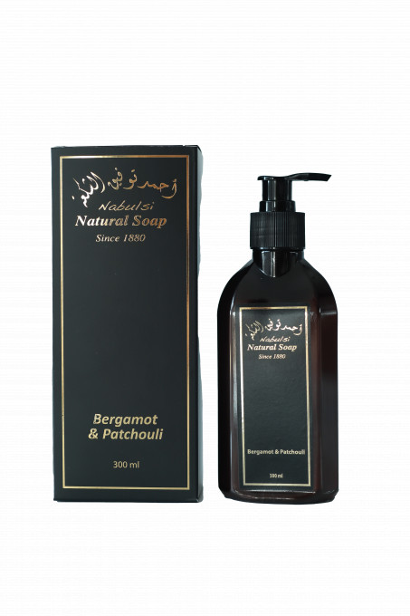 Sapun lichid natural Bergamota&Patchouli x 300 ml (Nabulsi)