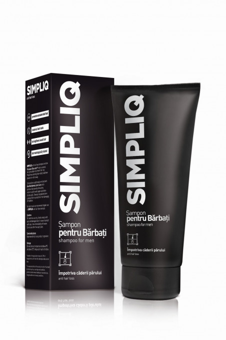 SIMPLIQ Sampon impotriva caderii parului pt barbati x 150 ml (Aflofarm)