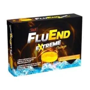 FluEnd Extreme cu aroma de portocale, 16 comprimate, Sun Wave Pharma