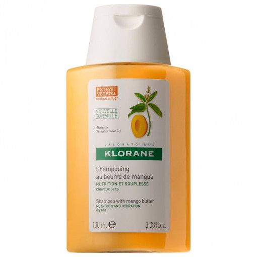 Klorane Sampon hranitor cu unt de mango x 100 ml (Klorane)