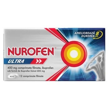 Nurofen Ultra, 400 mg, 12 comprimate (Reckitt Benckiser)