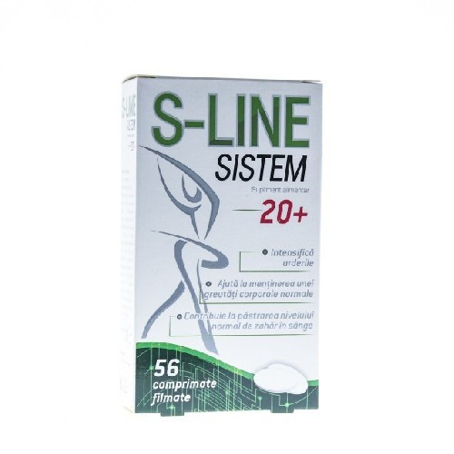 S-LINE Sistem 20+ x 56 comprimate filmate (Zdrovit)