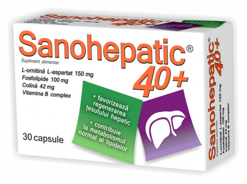 Sanohepatic 40+ x 30 capsule (Zdrovit)