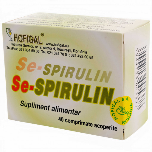 Se-spirulin x 40cp (Hofigal)