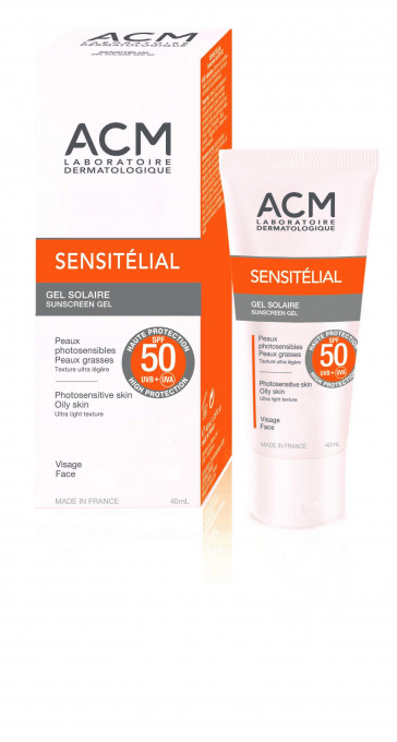 Sensitelial gel protectie solara SPF50 x 40 ml (ACM)