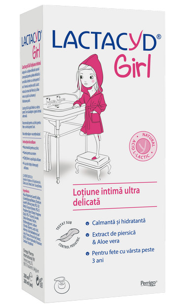 Lactacyd Girl lotiune intima ultra delicata x 200 ml (Omega Pharma)