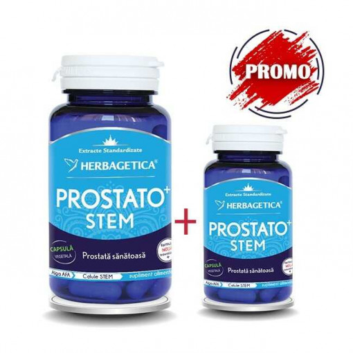 Prostato + STEM x 60 capsule + 10 capsule (Herbagetica)