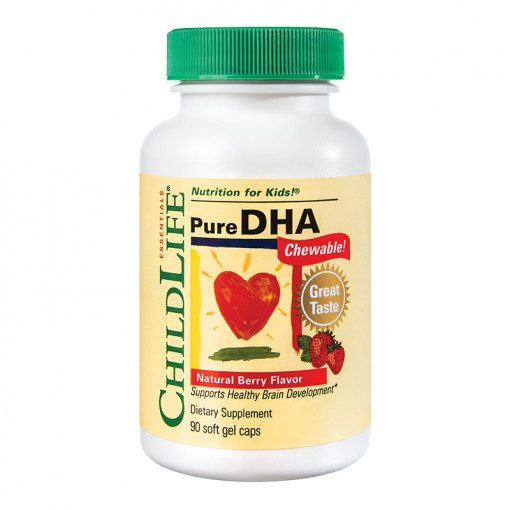 Pure DHA copii x 90 capsule gelatinoase (ChildLife Essentials)