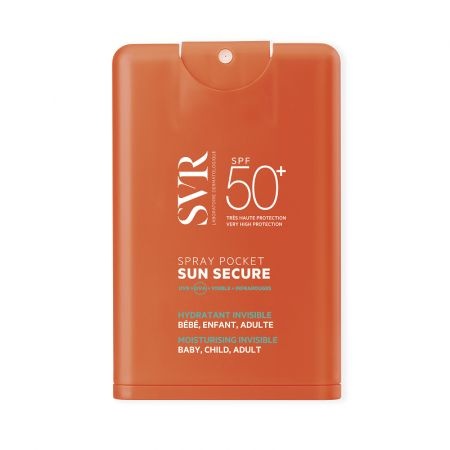Spray de buzunar cu SPF50+ Sun Secure, 20 ml, SVR