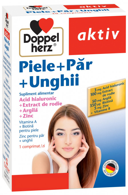 Aktiv piele, păr, unghii x 30 capsule (Doppelherz)