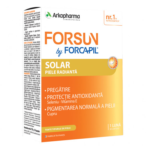 Forcapil Forsun Solar x 30 capsule (Arkopharma)