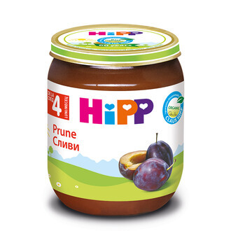 HIPP Piure prune, + 4 luni x 125 g (Hipp)