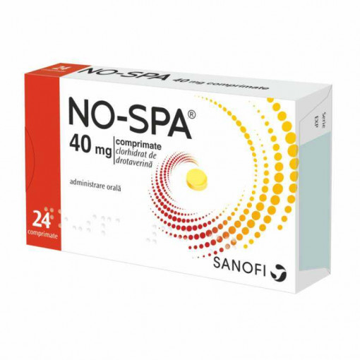 No-Spa 40 mg x 24 comprimate (Sanofi)
