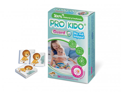 Pro Kido Guard plasturi difuzori ulei esential x 24 bucati (Pharmaexcell)