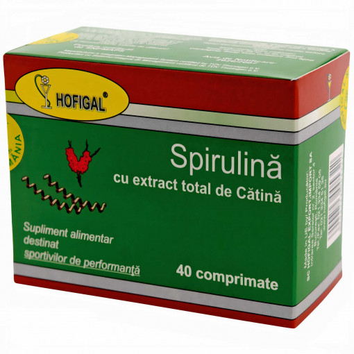Spirulina+extract tot catina40cp(Hofigal