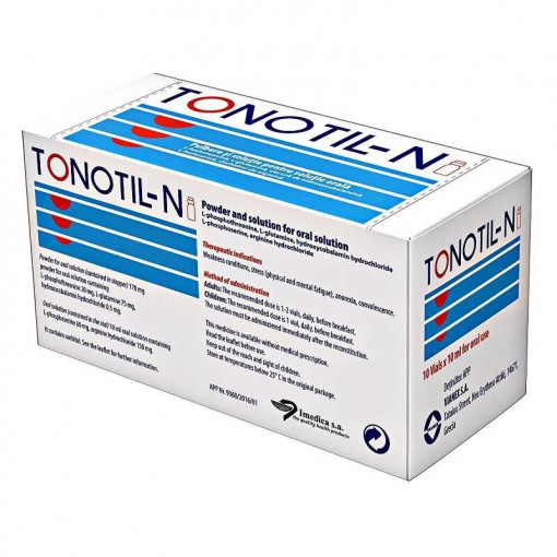 Tonotil N 10 ml pulbere + solvent x 10 flacoane (Vianex)