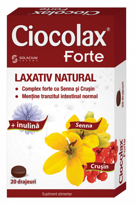 Ciocolax forte x 20 drajeuri (Solacium)