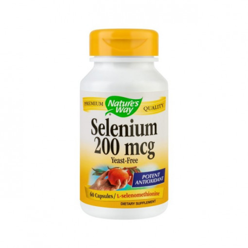 Selenium 200 mcg x 60 capsule (Nature's Way)