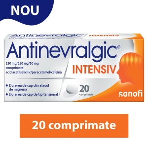 Antinevralgic Intensiv, 20 comprimate, Sanofi