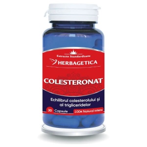 Colesteronat, 30 capsule, Herbagetica