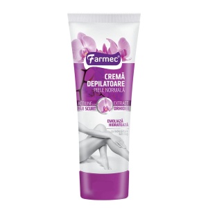 Crema depilatoare piele normala cu extract de orhidee, 150 ml, Farmec