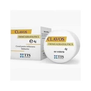 Crema keratolitica pentru indepartarea bataturilor Clavos, 4 g, Tis Farmaceutic