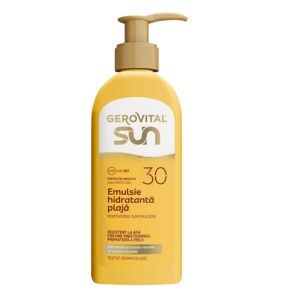 Emulsie hidratanta pentru plaja cu SPF 30 Sun, 200 ml, Gerovital