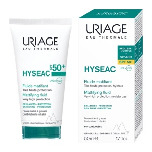 Fluid protectie solara ten mixt-gras Hyseac SPF 50+, 50 ml, Uriage