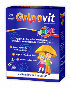 Gripovit Junior, 10 plicuri, Zdrovit